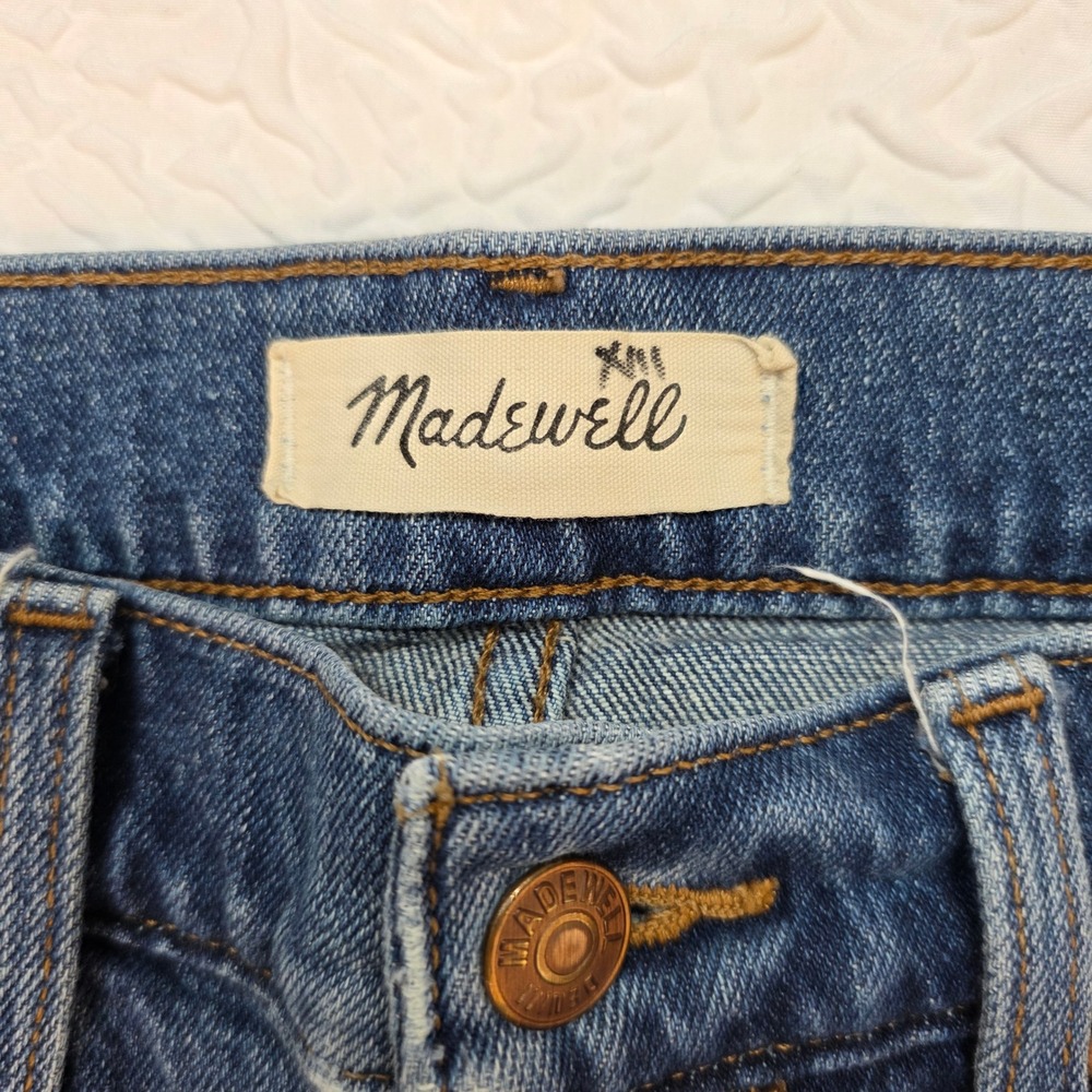 Madewell The Perfect Vintage Jean Medium Wash High Rise Tapered Denim Size 27 - Picture 2 of 9
